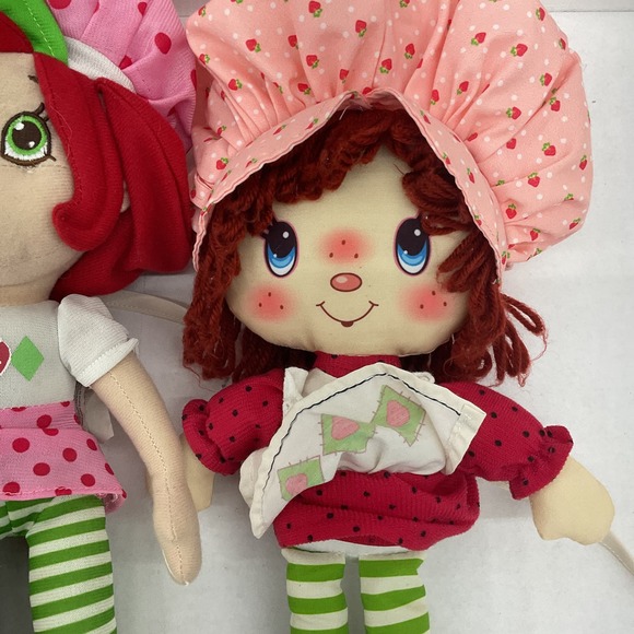 Strawberry Shortcake Stuffed Animal Plush Toy Lot Cartoon Toys - Picture 4 of 10